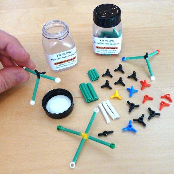 Kit VSEPR Modèle moléculaire (modèle de poche)